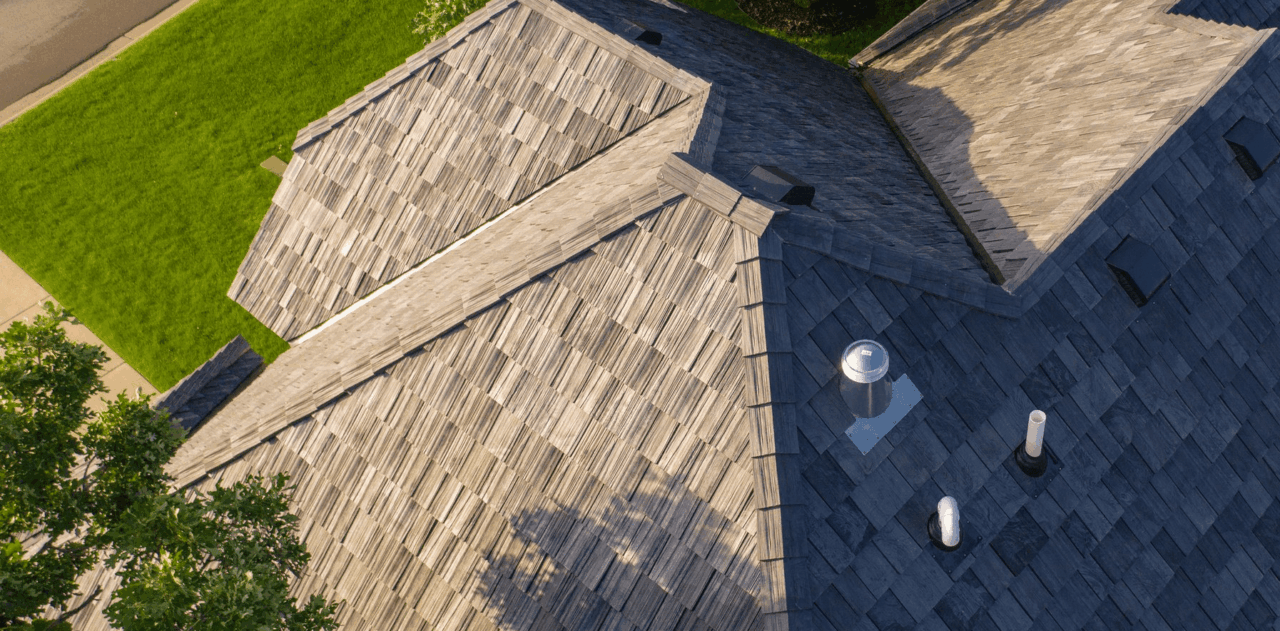 Natural Grey Modern Shingle Roof