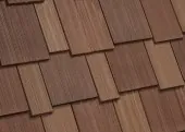 Cedar shake roofing